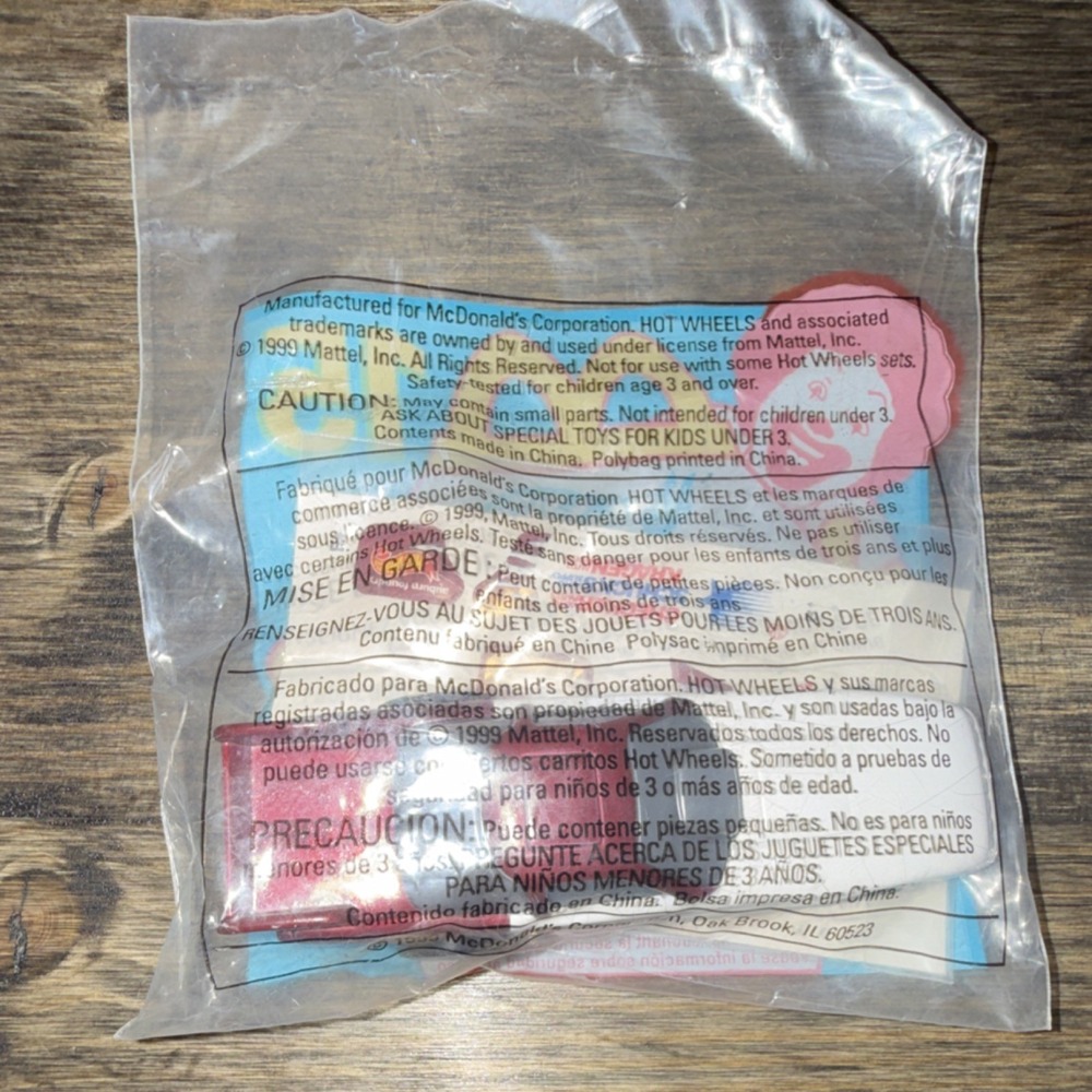 Hot Wheels McDonald's Happy Meal Toy Lot - 1999 NIP - Picture 9 of 11